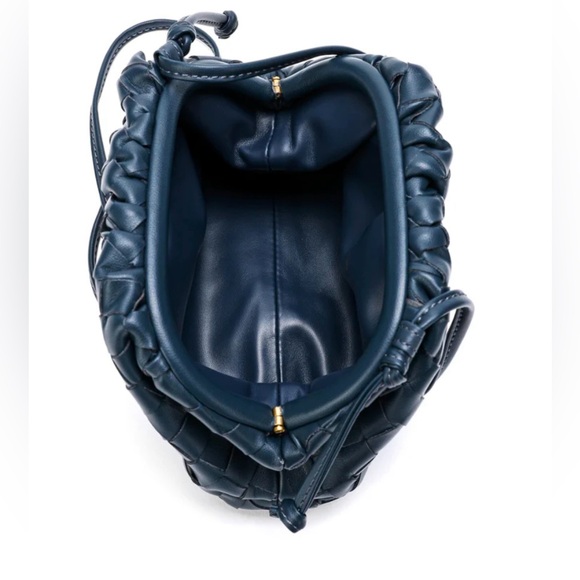 Tiffany and Fred Paris Full Grain Woven Leather Pouch/Shoulder Bag/Clutch - Picture 3 of 10